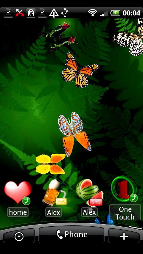 蝴蝶动态壁纸 Butterfly Live Wallpaper截图1