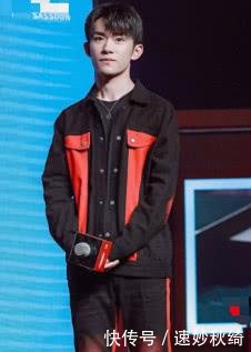 本以为易烊千玺穿破洞裤腿最长, 直到他穿上渐