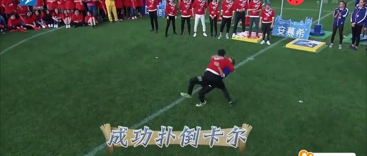 奔跑吧:陈赫撕名牌打败散打冠军是作秀?杨颖的