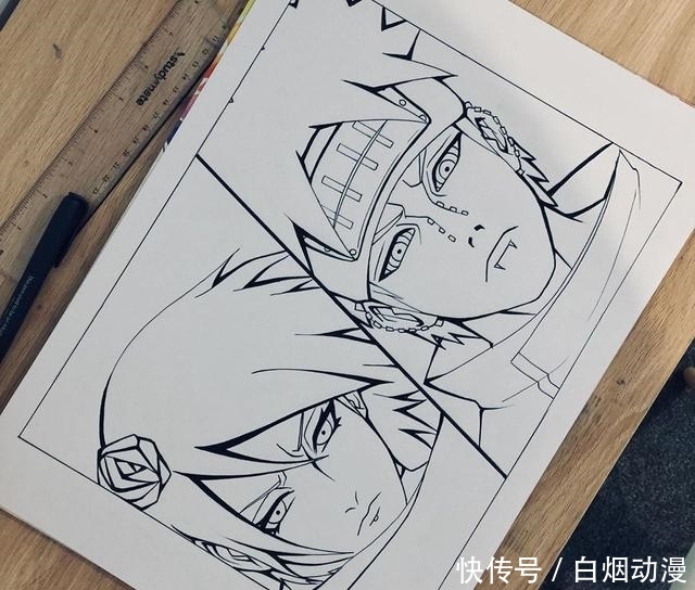 想画起点没有线稿高中?这组线条素材动漫很好节奏作文800素材作文字图片
