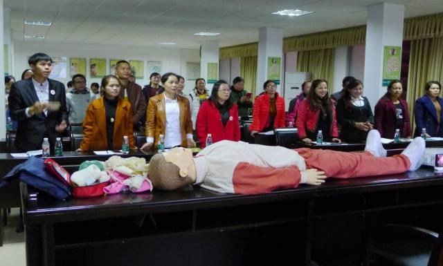 靖西市举办红十字志愿服务管理暨技能培训班!