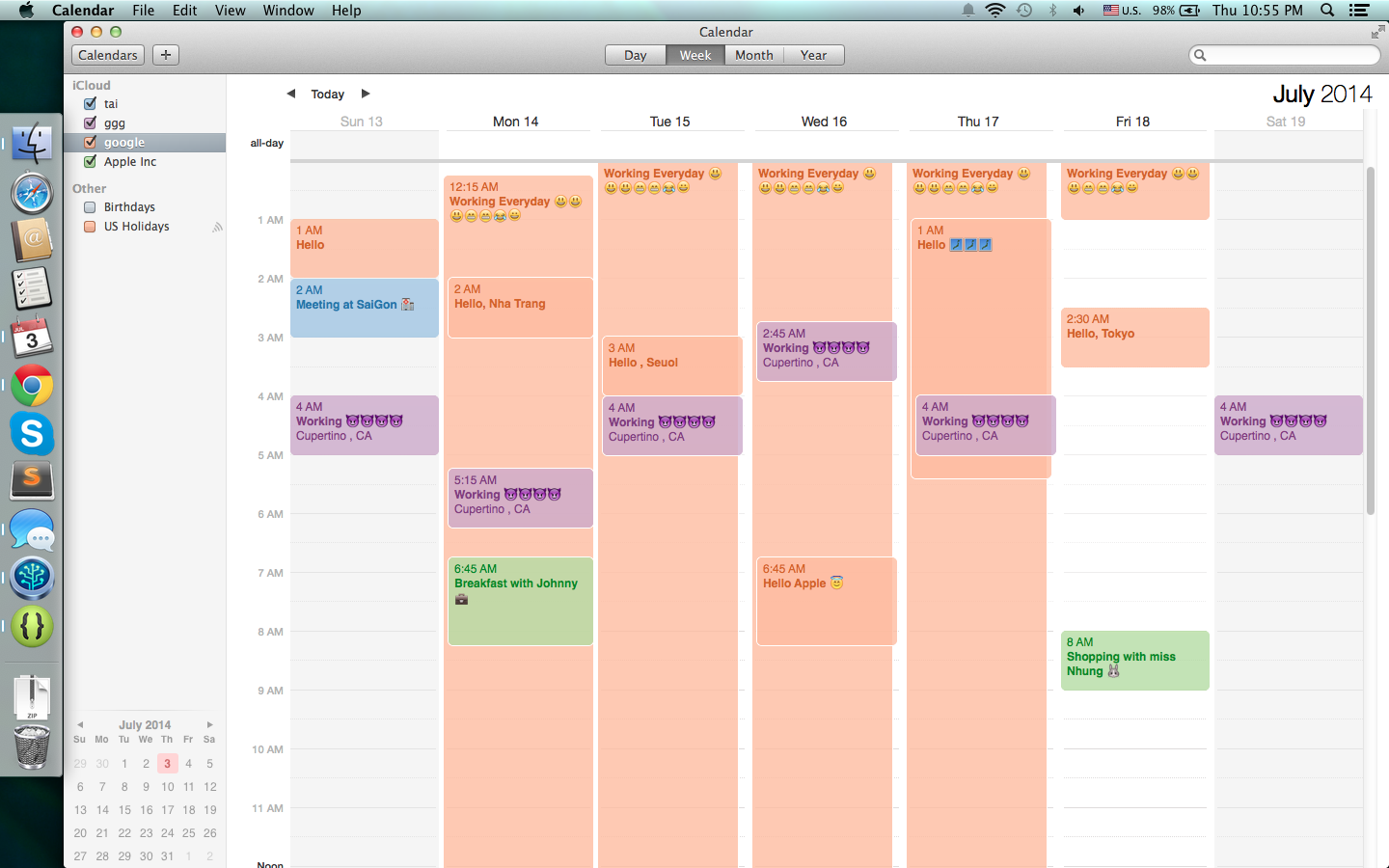 iCloud Calendar Sync Lite截图2