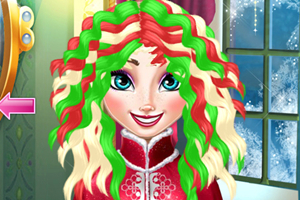 <em>艾尔莎</em>圣诞的新<em>发型</em>,<em>艾尔莎</em>圣诞的新<em>发型</em>小游