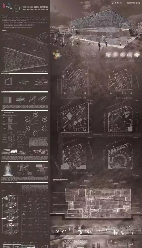 园林景观建筑设计图纸排版、图纸方案-附排版旋振筛cad布局图片