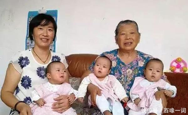 41岁外婆生下三胞胎,比外孙还小半岁,抖音上直