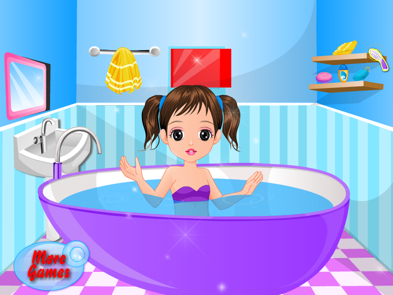 女孩洗澡女孩的游戏截图13