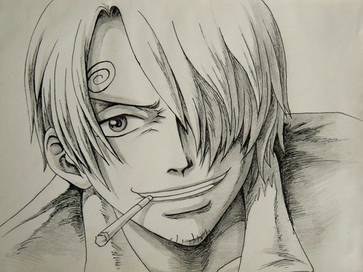 有没有<em>动漫</em>素描 是男生 最好是有翅膀的 最好是