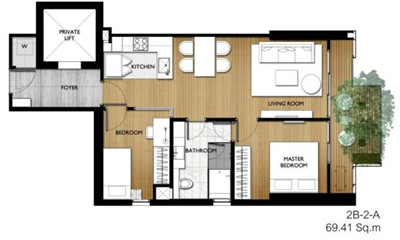 曼谷暹罗豪庭,市中心的立体森林