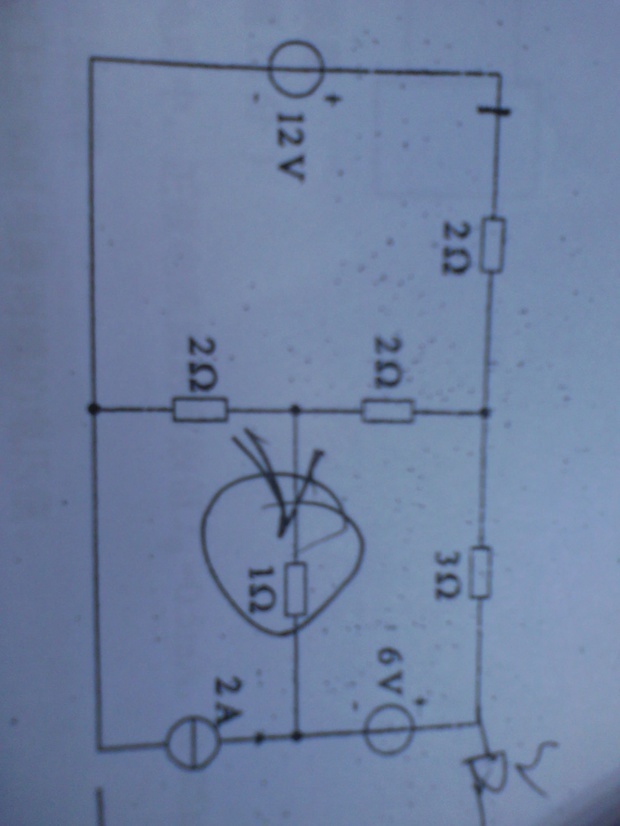 两个电压源和一个电流源用戴维宁定理解的题_