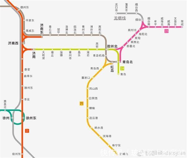 超高清收藏! 中国高铁线路图2019年1月版