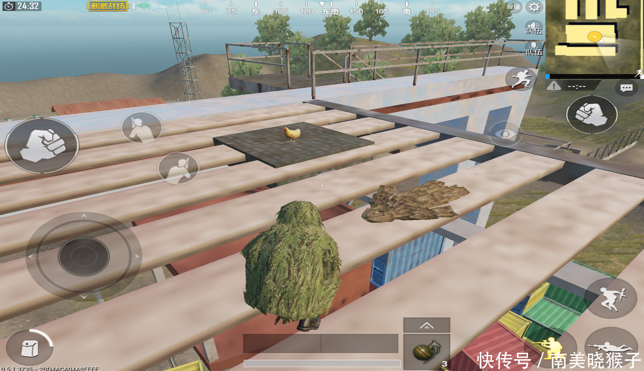 刺激战场:训练场吉利服的刷新点,你知道几个?