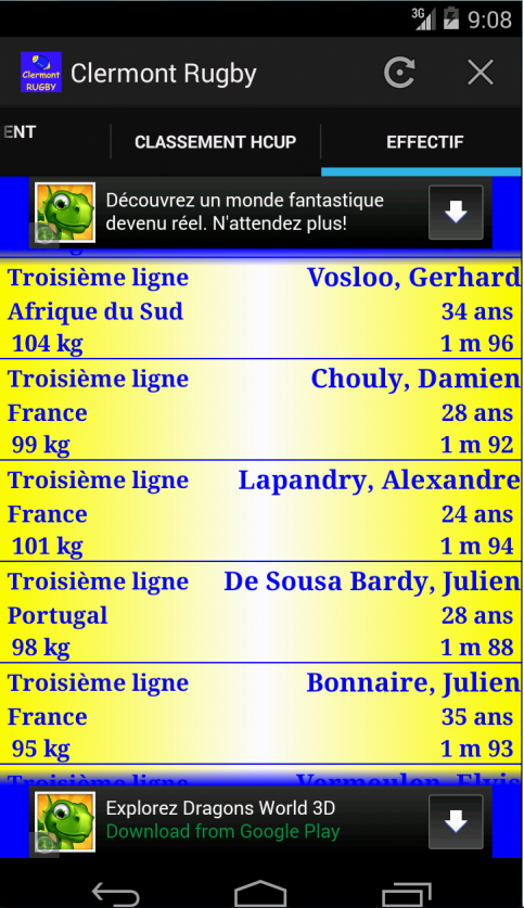 Clermont RUGBY截图16