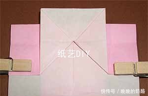 日本和服裙子折纸教程,小女生最喜欢!