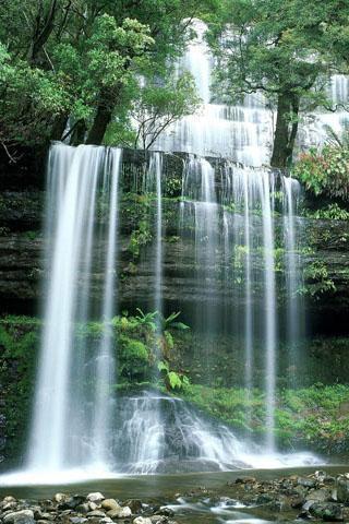 壁纸 风景 旅游 瀑布 山水 桌面 320_480 竖版 竖屏 手机