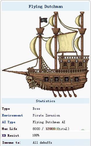 泰拉瑞亚飞翔的荷兰人号怎么打 泰拉瑞亚飞翔