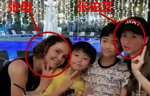 张柏芝曝合照，五官立体的妈妈很抢镜，儿子也越长越像谢霆锋