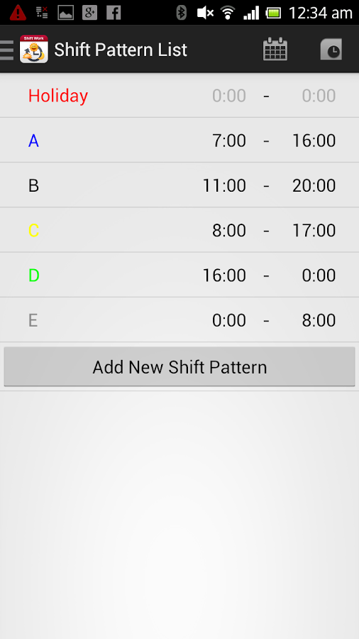 Shift Work Calendar截图14