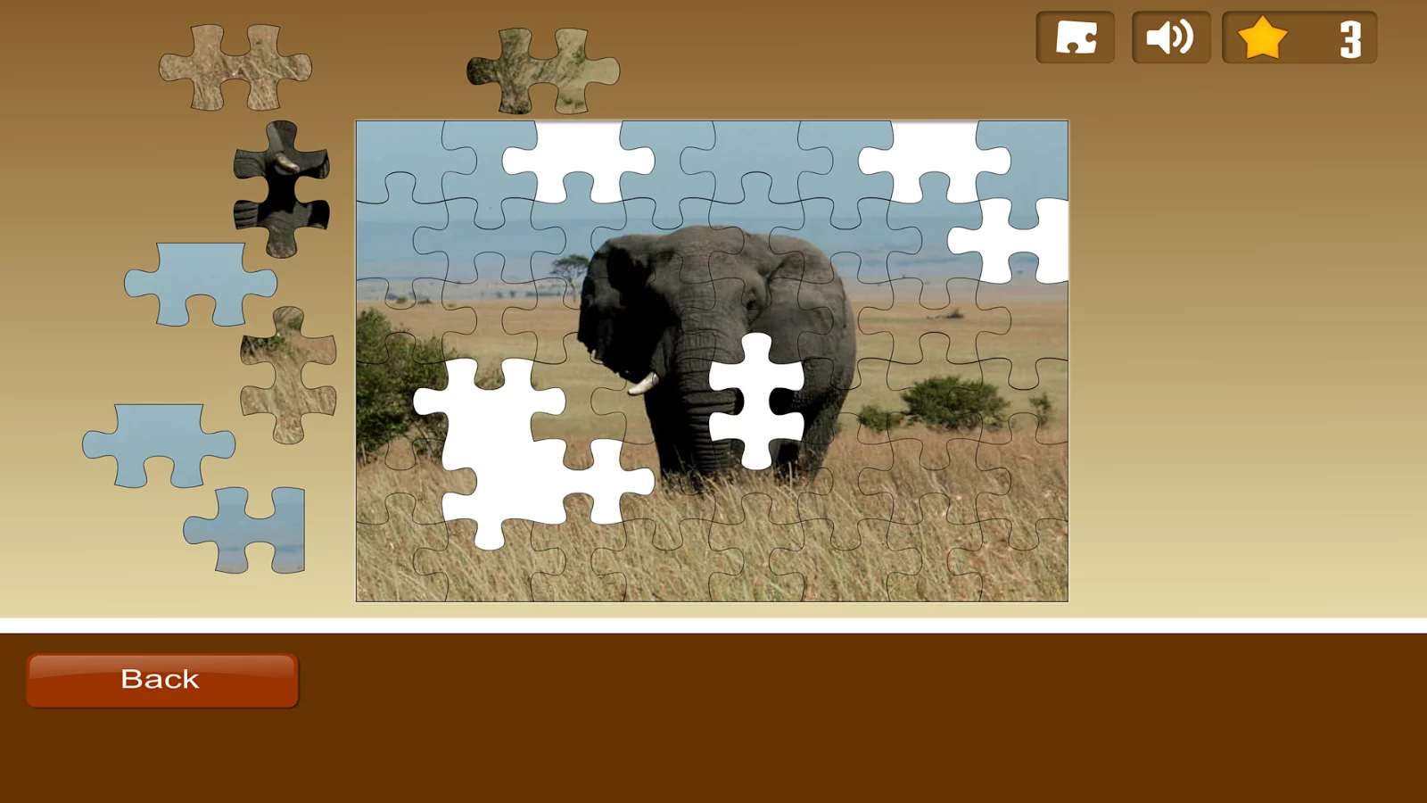 Elephant Jigsaw Puzzle截图13