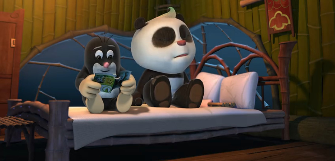 熊猫和小鼹鼠动画图片合集 两位国宝演绎生命的价值