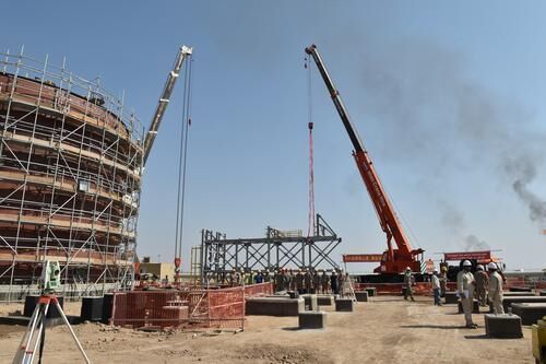 渤钻钻一\"绿色钻井\"护海岛