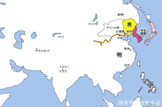 清朝地图并是不是历史上这样,看看日本眼中的