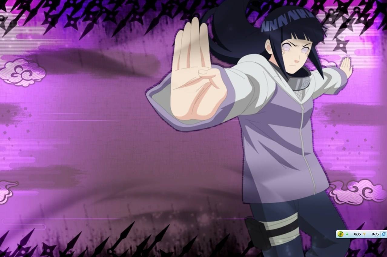 《火影忍者》日向雏田高清壁纸 雏田电脑桌面壁纸