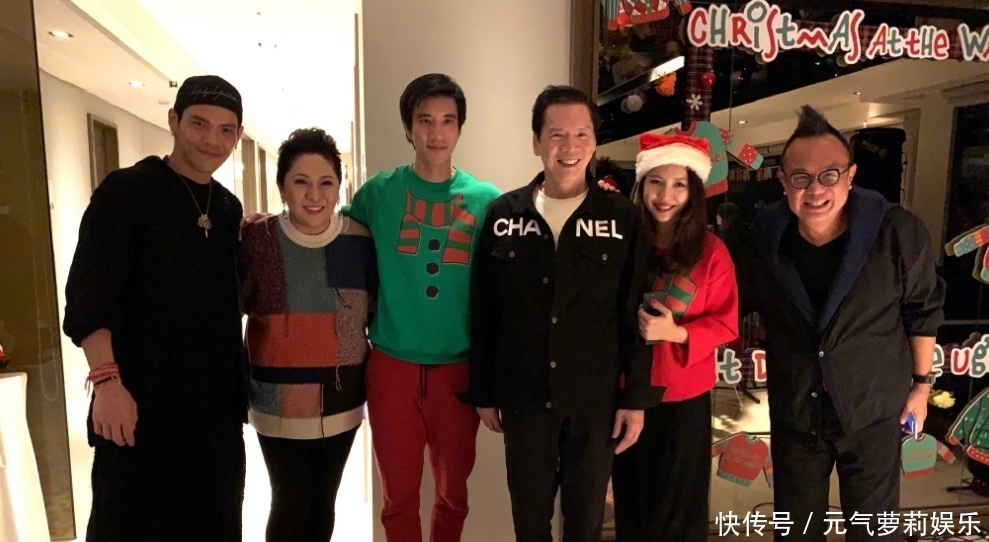 向佐郭碧婷一起庆圣诞, 向华强夫妇都在场, 郭碧