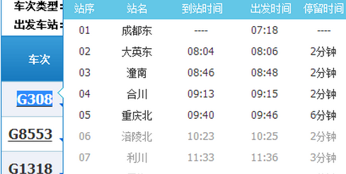 重庆到成都经过哪些高铁站_360问答