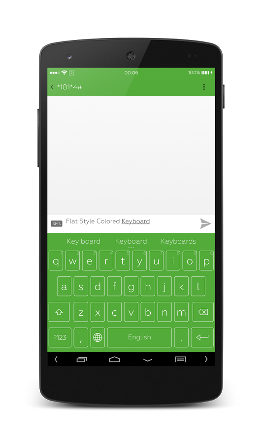 Flat Style Colored Keyboard截图5