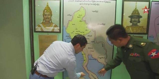 看缅甸版地图开疆 周边地区竟成了缅甸帝国自