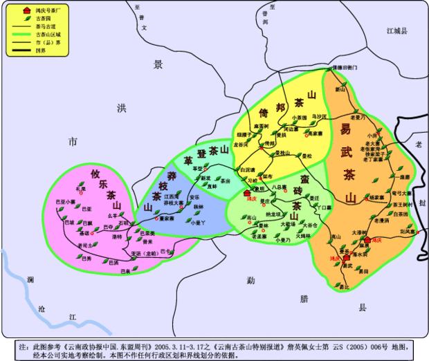 普洱在哪里(地图)