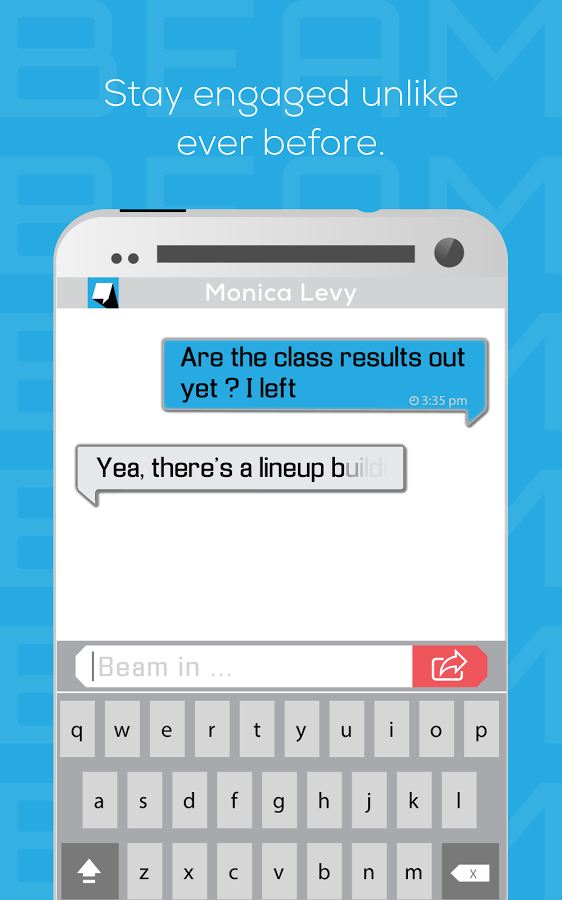 Beam Messenger: Real Time BETA截图1