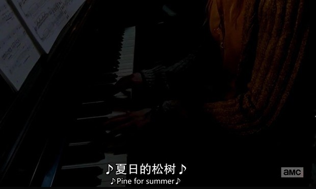 行尸走肉第四季13集18分15秒小女孩弹钢琴的英文歌叫什么