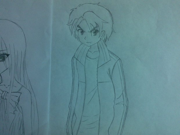 绘画的时候,先<em>画男孩</em>的脸还是<em>画头发</em> 拍看网