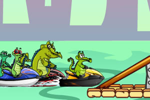 小鳄鱼赛艇,小鳄鱼赛艇小游戏,360小游戏-360