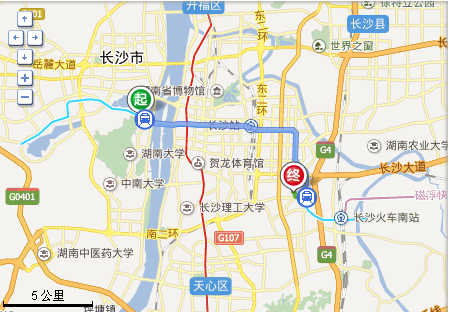 在长沙高叶塘乘车去广益实验中学怎么走_360