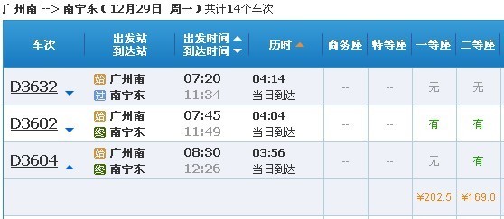 买了广州南到南宁的动车票,是在高铁站上车还