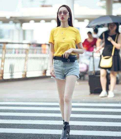 蒋梦婕戏好身材好，黄衣短裤都能穿出小蛮腰，可惜没大红！