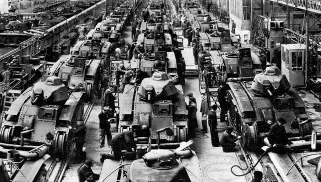 二战前的八大工业强国美国独领风骚,日本排名
