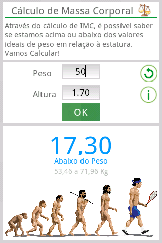 Meu Peso Ideal - Cálculo IMC截图6