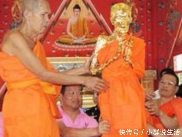 泰国高僧死后被人朝拜,身体不会腐烂,奇特的是头上还长出了头发