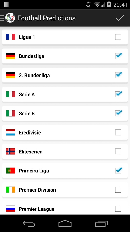 Football Predictions截图5