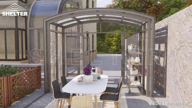 折叠推拉式阳光房