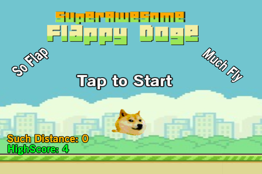 SuperAwesome Flappy Doge截图4