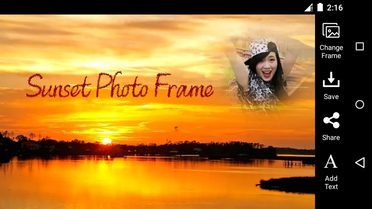Sunset Photo Frame HD截图3