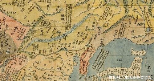 明代万历年间的世界地图,不得不佩服那时人们