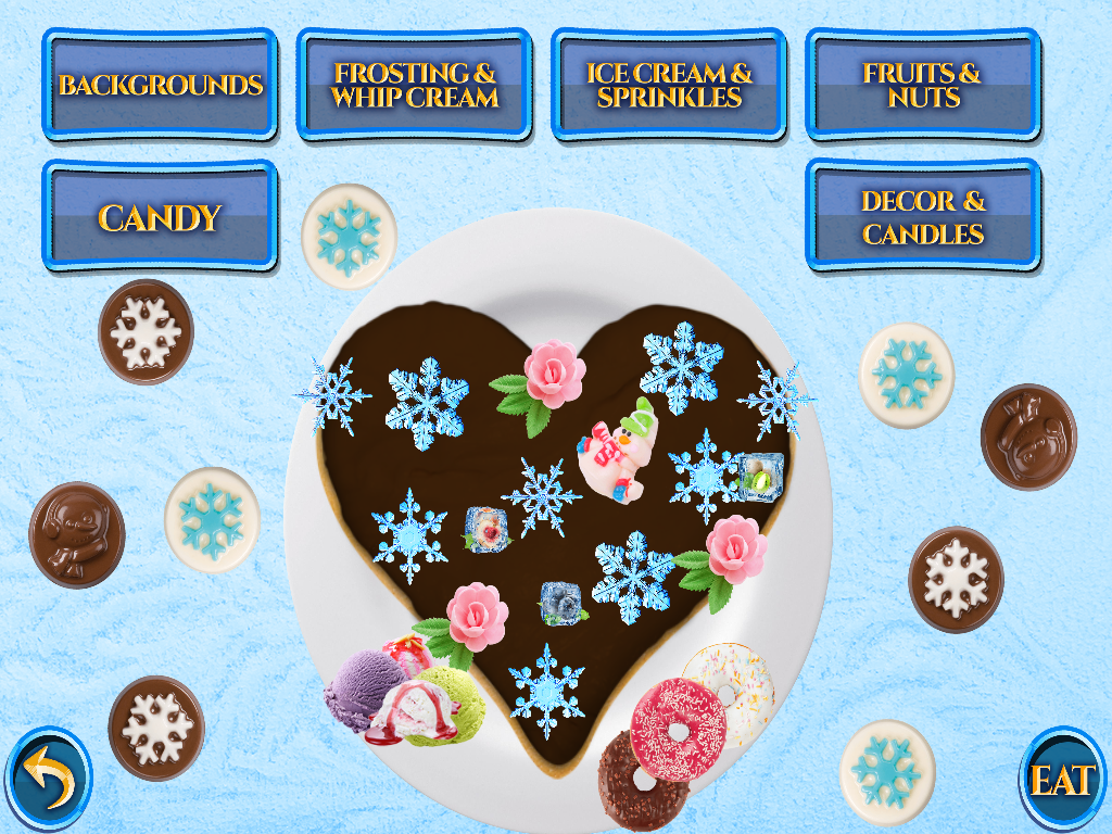 Winter Cake Maker Dessert Game截图7