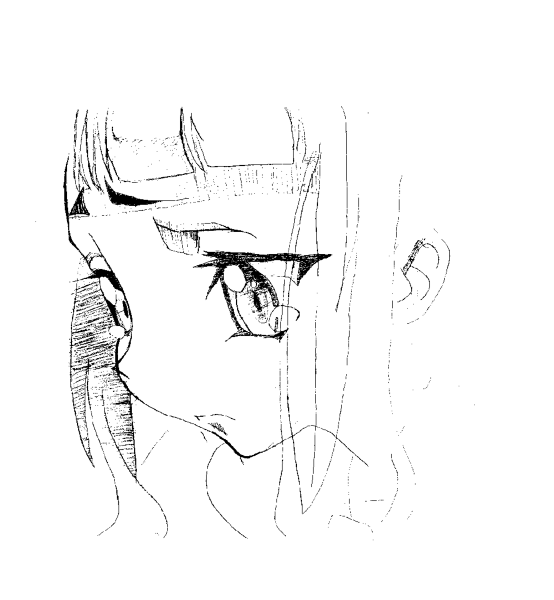 男女铅笔画唯美 手绘