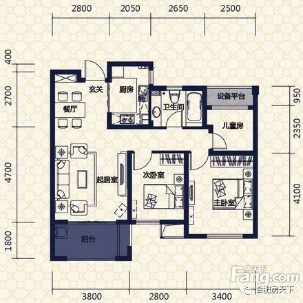 合肥滨湖区 95平米精装三房 总价160万急售!