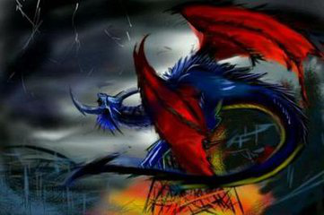 龙族小说封面上龙的图片 只要中间的图片。高